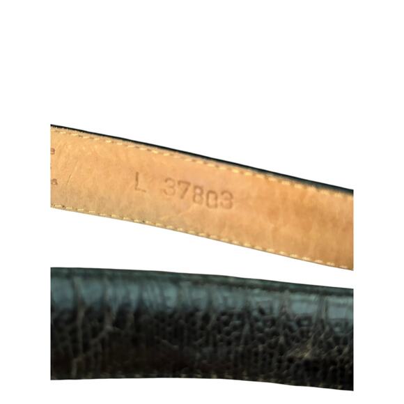 Brighton Museum Collection Women's Black Genuine Leather Casual Dress Belt - Picture 5 of 6